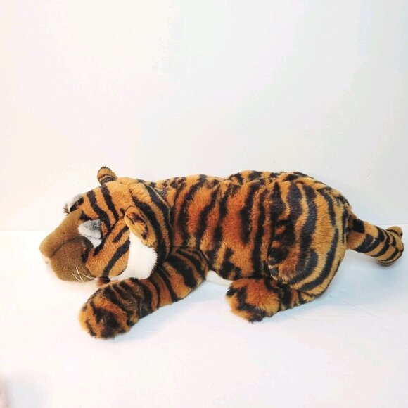 Vtg 18" Dakin Applause Tango Bengal Tiger Laying Down Realistic Plush Stuffed - Picture 3 of 7